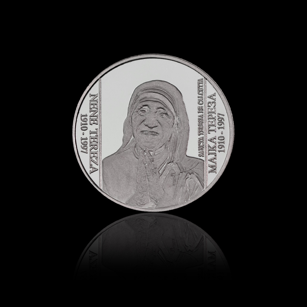 ''Mother Teresa'' Silver Medal from 6.49 gr