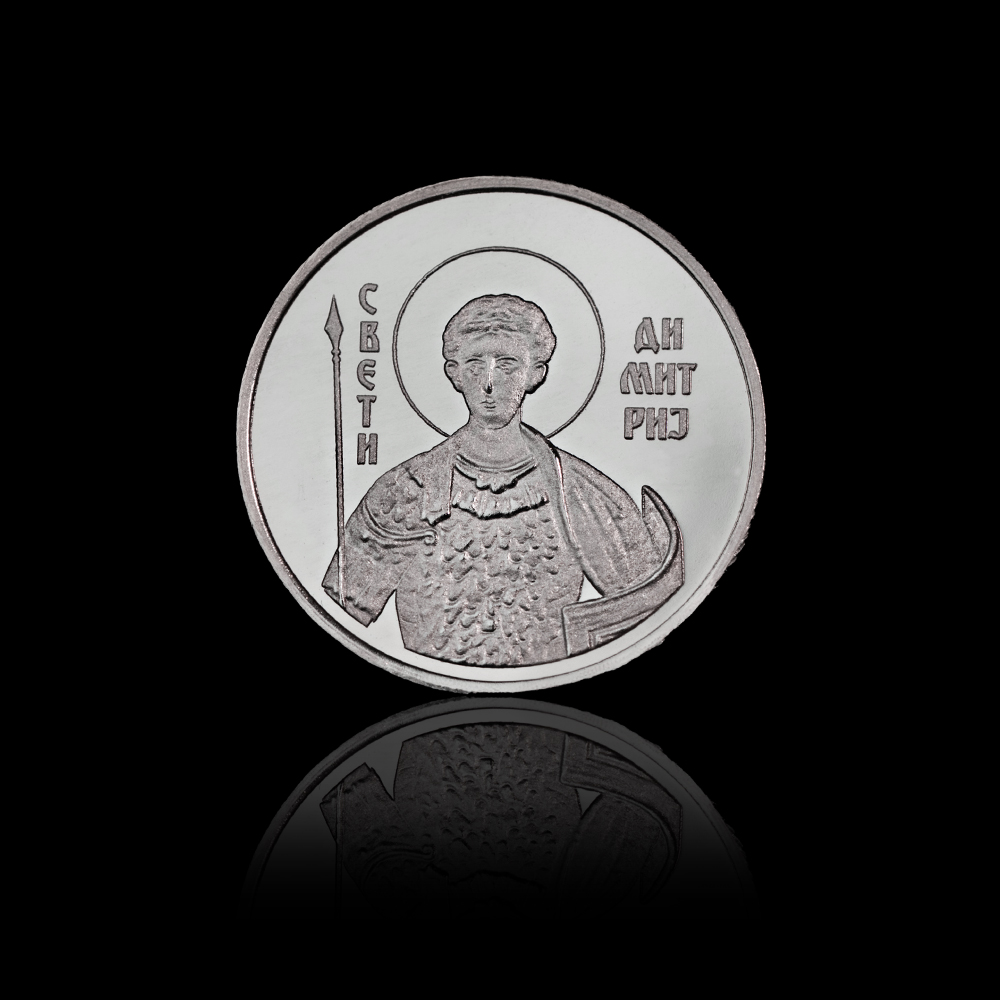 ''SAINT DEMETRIUS OF THESSALONIKI'' - Silver Medal from 6.49 gr