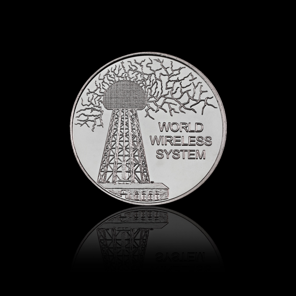 ''Nikola Tesla'' Silver Medal from 6.49 gr - Image 2