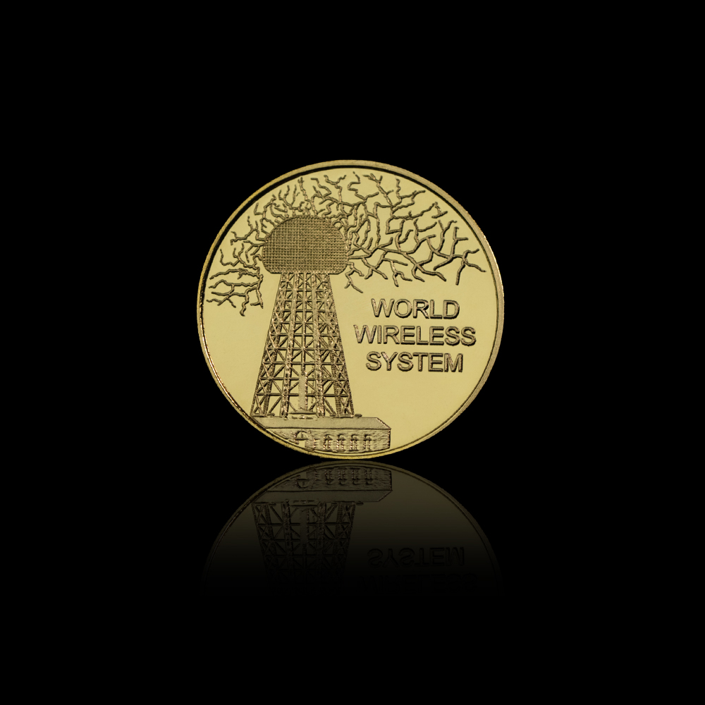 ''Nikola Tesla'' Gold Medal from 3.5 gr - Image 2