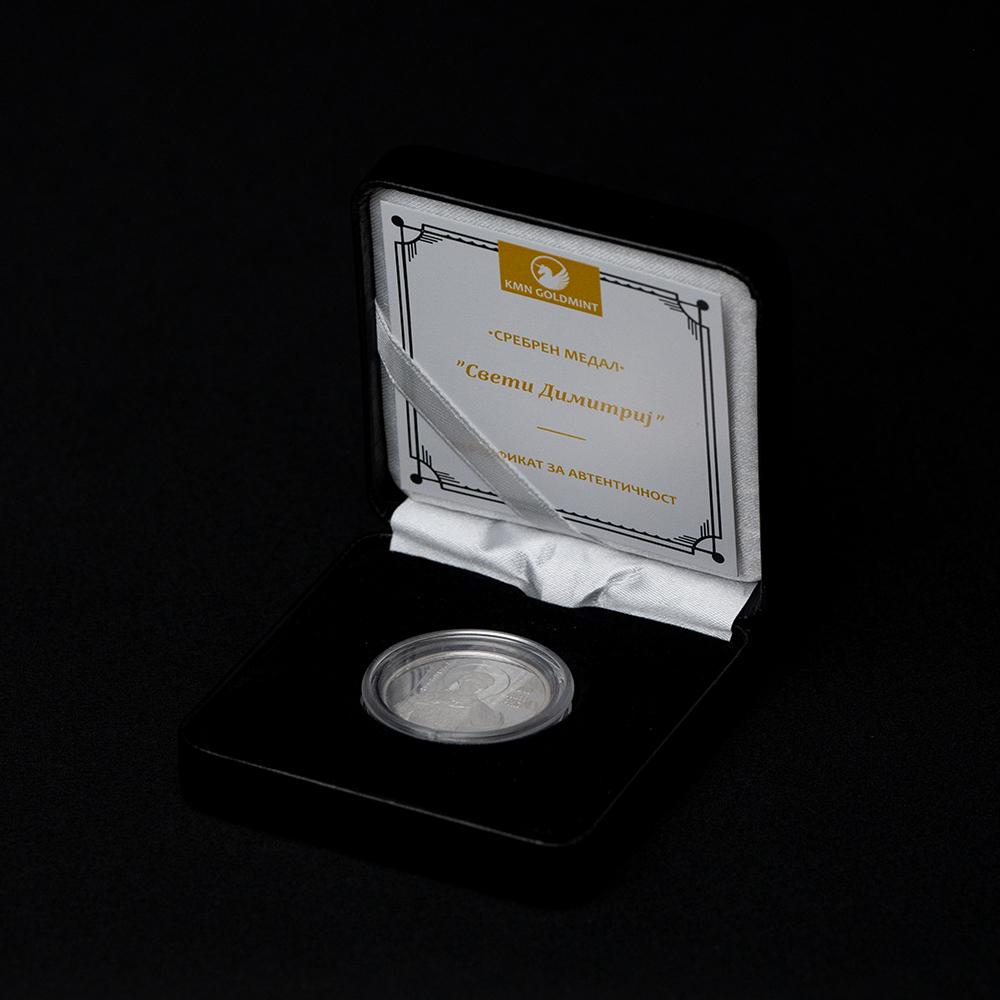 ''SAINT DEMETRIUS OF THESSALONIKI'' - Silver Medal from 6.49 gr - Image 3